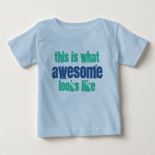 Dieses ist, was fantastische aussehen wie Baby-T - Baby T-shirt (Vorderseite)