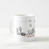 Dieses ist, was geschieht, wenn Sie nicht Ihre Kaffeetasse (Vorderseite Links)