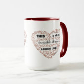 Dieses ist, was unsichtbare Krankheit wie Tasse (VorderseiteRechts)