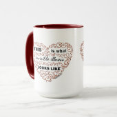 Dieses ist, was unsichtbare Krankheit wie Tasse (Vorderseite Links)