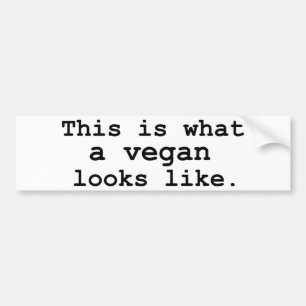 Dieses ist, was vegane Blicke mögen Autoaufkleber