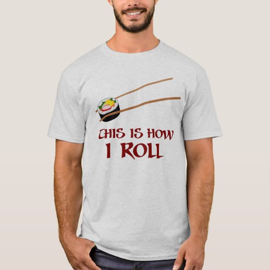 Dieses ist wie i-Sushi-Rolle T-Shirt (Vorderseite)