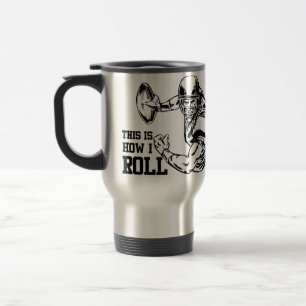 Dieses ist, wie ich amerikanischen Fußball rolle Reisebecher