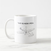 Dieses ist, wie ich Cessna 172 rolle Kaffeetasse (Links)