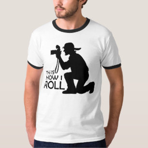 Dieses ist, wie ich Fotografen rolle T-Shirt