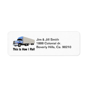 Dieses ist, wie ich halb LKW rolle