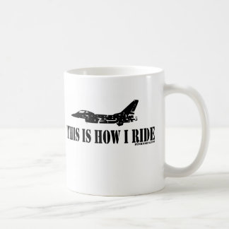 Dieses ist, wie ich Kämpfer-Jet-Tasse reite Kaffeetasse