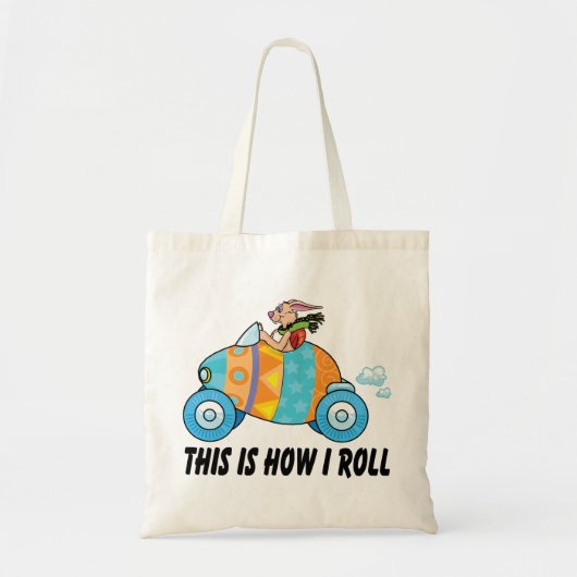 Dieses ist, wie ich Osterhasen rolle Tragetasche (Vorne)