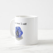 Dieses ist, wie ich rolle (d20) kaffeetasse (Vorderseite Links)