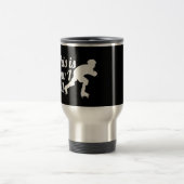 Dieses ist, wie ich rolle, Rollen-Derby-Skater Reisebecher (Mittel)