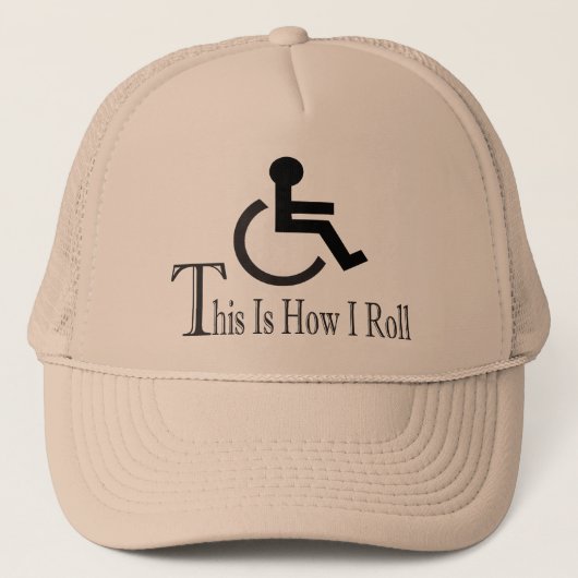 Dieses ist, wie ich rolle truckerkappe (Vorderseite)