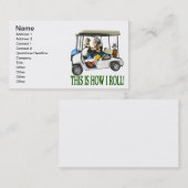 Dieses ist, wie ich rolle visitenkarte (Vorne/Hinten)