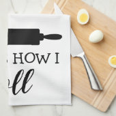 Dieses ist, wie ich Rollen-Button-Küchen-Tuch Geschirrtuch (Viertel Falte)