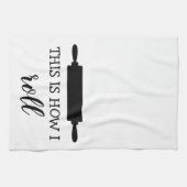 Dieses ist, wie ich Rollen-Button-Küchen-Tuch Geschirrtuch (Horizontal)