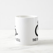 Dieses ist, wie ich Rollstuhl rolle Kaffeetasse (Mittel)