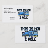 Dieses ist, wie ich RV rolle Visitenkarte (Vorne/Hinten)