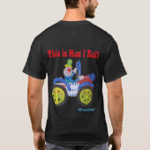 Dieses ist, wie ich Shirt mit Ballon-Clown im Auto (Rückseite)