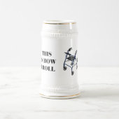 Dieses ist, wie ich Wanderer rolle Bierglas (Mittel)