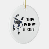 Dieses ist, wie ich Wanderer rolle Keramikornament (Rechts)