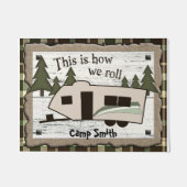 Dieses ist, wie wir Fußmatte rollen (Vorderseite)