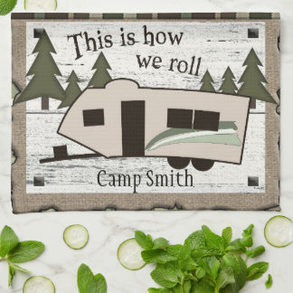 Dieses ist, wie wir Geschirrtuch rollen