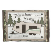 Dieses ist, wie wir Kissenbezüge rollen (Vorderseite-Links)