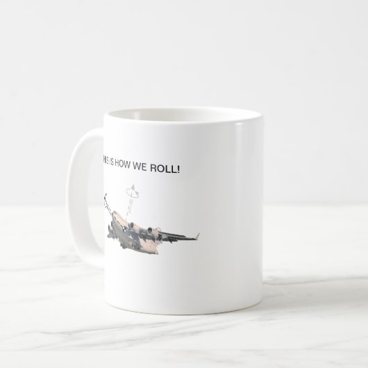 Dieses ist, wie wir Tasse C-17 rollen (Vorderseite Links)