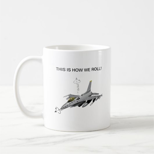 Dieses ist, wie wir Tasse F-16 rollen (Links)