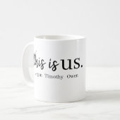 Dieses ist wir personalisiert kaffeetasse (Vorderseite Links)