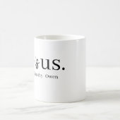 Dieses ist wir personalisiert kaffeetasse (Mittel)