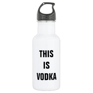 Dieses ist Wodkawasserflasche Trinkflasche