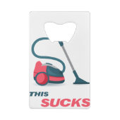 Dieses ist zum Kotzen Geldbeutel Flaschenöffner (Rückseite)