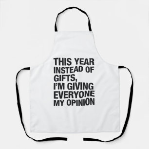 Dieses Jahr Anstatt Geschenken Gebe Ich Allen Schürze