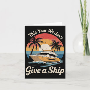 Dieses Jahr geben wir kein Schiff Vintagen Sommer. Karte