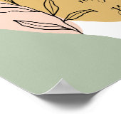 Dieses Jahr ist mein Jahr der Abstrakten Formen Poster (Ecke)