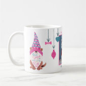 Dieses Jahr war weniger Ruff Fun Gnome Hund Foto Kaffeetasse (Links)