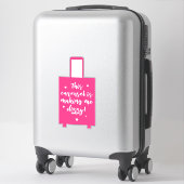 Dieses Karussell macht mich schwindelig feinen Kof Aufkleber (Koffer)