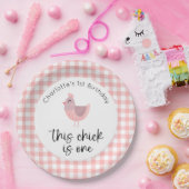 Dieses Kätzchen ist ein 1. Geburtstag Pappteller (Party)