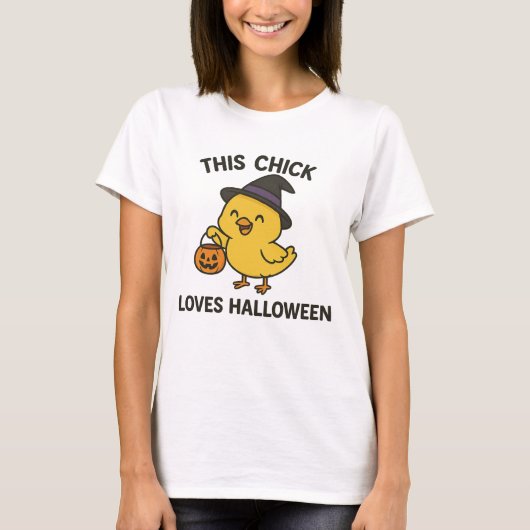 Dieses Kätzchen Lieben Halloween T-Shirt (Vorderseite)