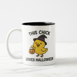 Dieses Kätzchen Lieben Halloween Zweifarbige Tasse
