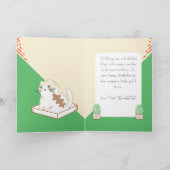 Dieses Katzenleben Niedliche Kinder nennen es bear Karte (Innenseite)