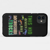 Dieses Kind bekommt wirklich Monster-LKW. Case-Mate iPhone Hülle (Rückseite (Horizontal))