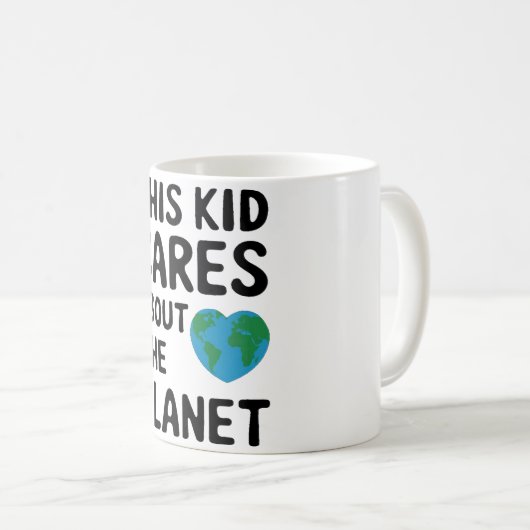 Dieses Kind dreht sich um den Planeten Kaffeetasse (VorderseiteRechts)