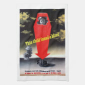 Dieses Kind fand eine Blinde Geschirrtuch (Vertikal)