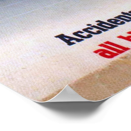 Dieses Kind fand eine Blinde Poster (Ecke)