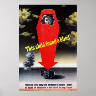 Dieses Kind fand eine Blinde Poster