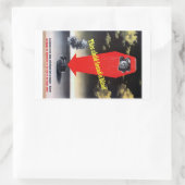 Dieses Kind fand eine Blinde Rechteckiger Aufkleber (Tasche)