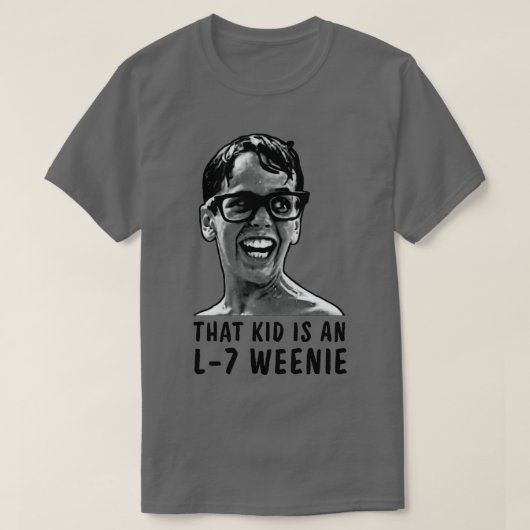 Dieses Kind ist ein L7-Würstchen T-Shirt (Design vorne)