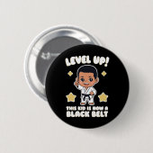 Dieses Kind ist jetzt ein Karate-Hapkido-Preis für Button (Vorne & Hinten)