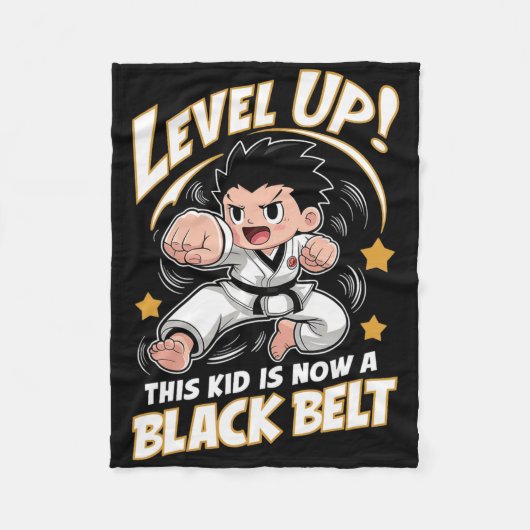 Dieses Kind ist jetzt ein Karate-Hapkido-Preis für Fleecedecke (Vorderseite)